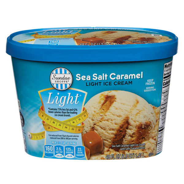 Sundae Shoppe Sea Salt Caramel Low Fat Ice Cream