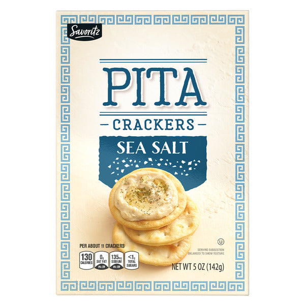 Savoritz Sea Salt Pita Crackers