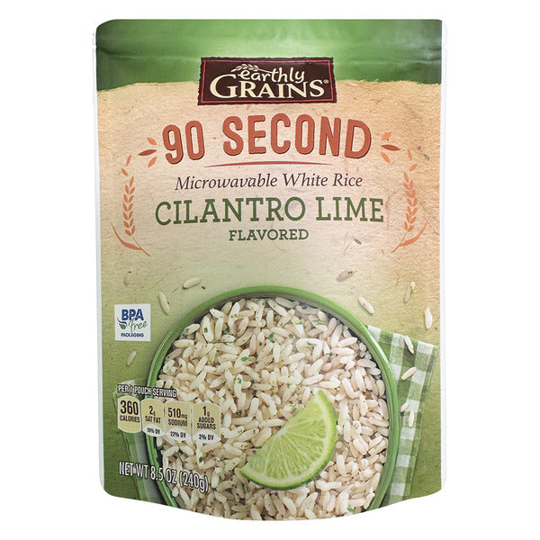 Earthly Grains Cilantro Lime Ready to Serve Rice