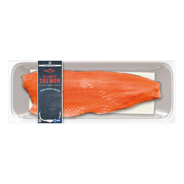 Fresh Atlantic Salmon Side