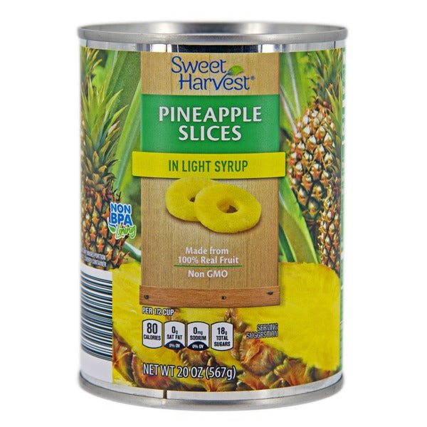 Sweet Harvest Pineapple Slices in Pineapple Juice