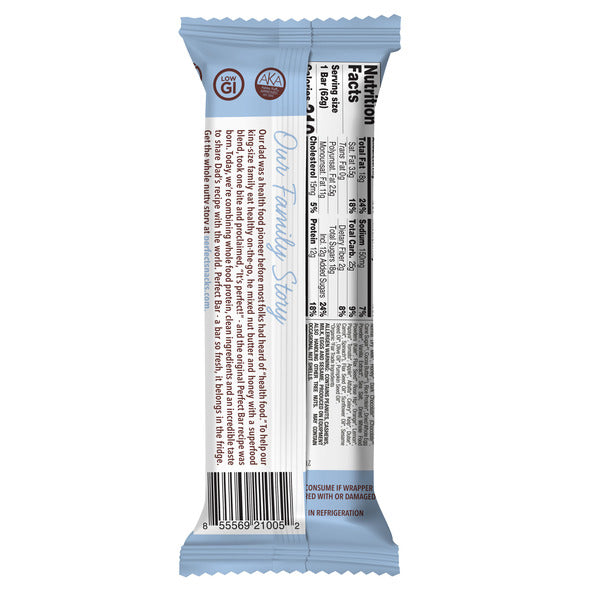 Perfect Bar Chocolate Chip Cookie Dough Protein Bar