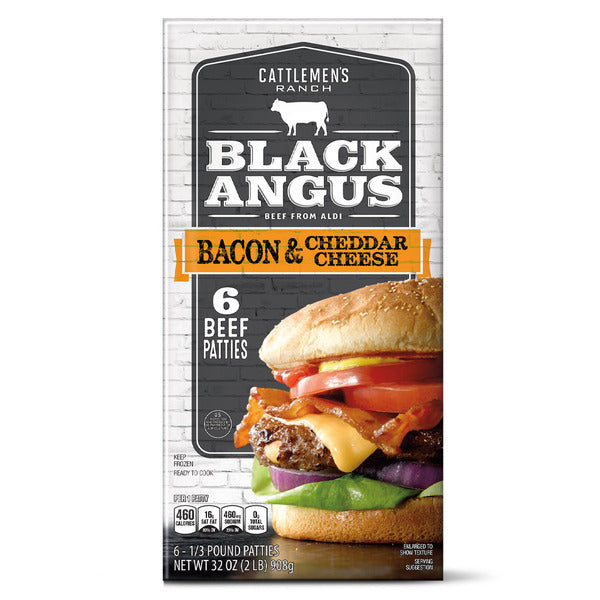 Cattlemen's Ranch Bacon Cheddar Beef Burger Patties