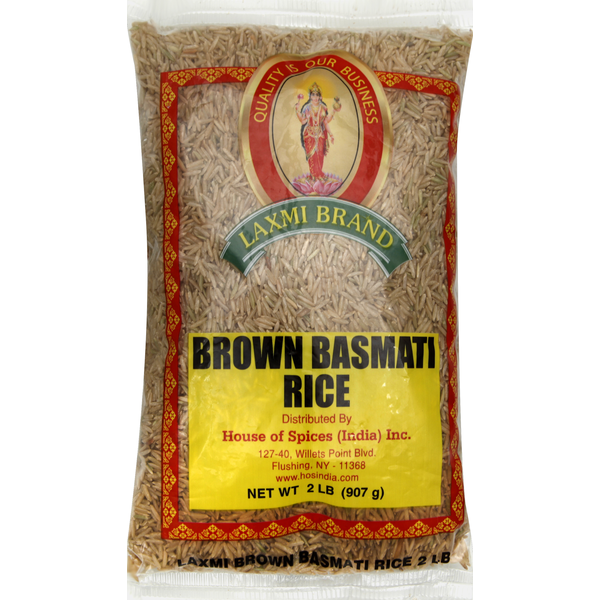 LAXMI BROWN BASMATI RICE (2 LB)