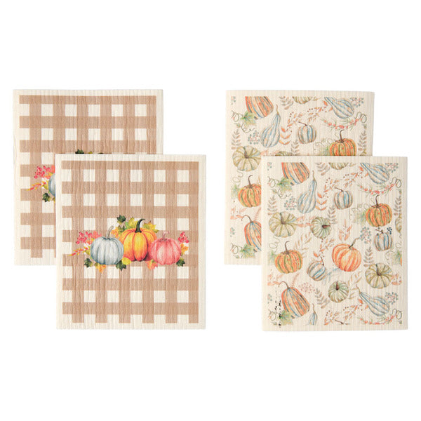 Crofton Pumpkin Toss Swedish Dish Cloths