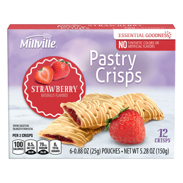 Millville Strawberry Pastry Crisps
