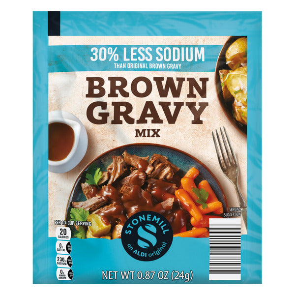 Stonemill Reduced Sodium Brown Gravy Mix