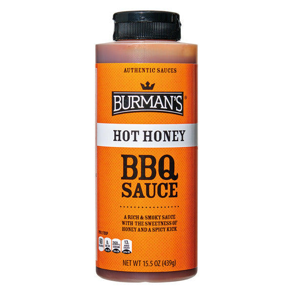 Burman's Hot Honey BBQ Sauce