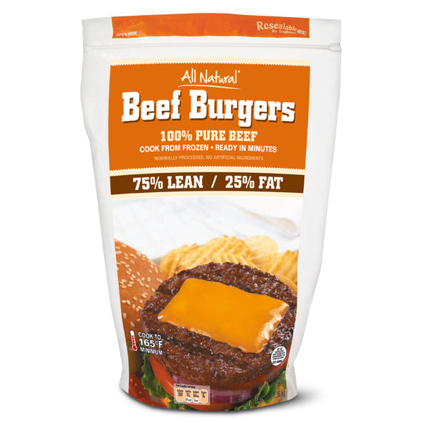 75/25 Ground Beef Patties