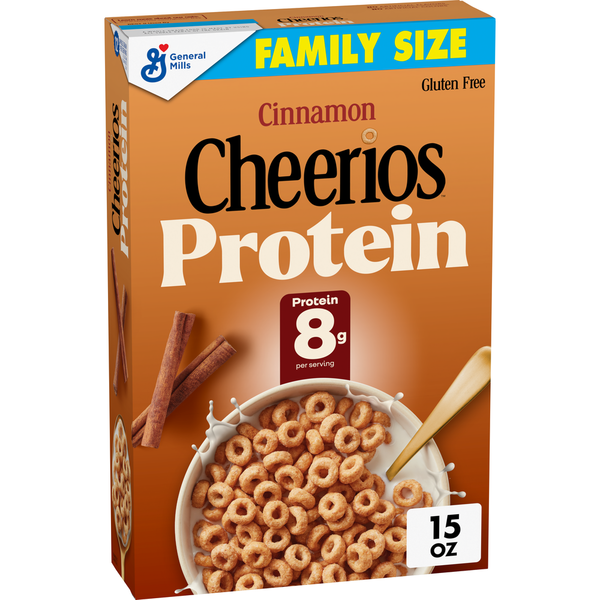 General Mills Gluten Free Cinnamon Protein Cheerios Cereal
