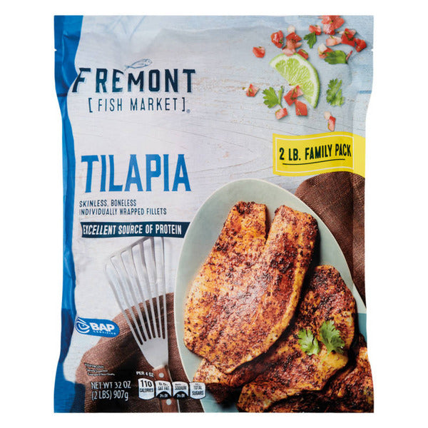 Fremont Fish Market Value Pack Tilapia Fillets