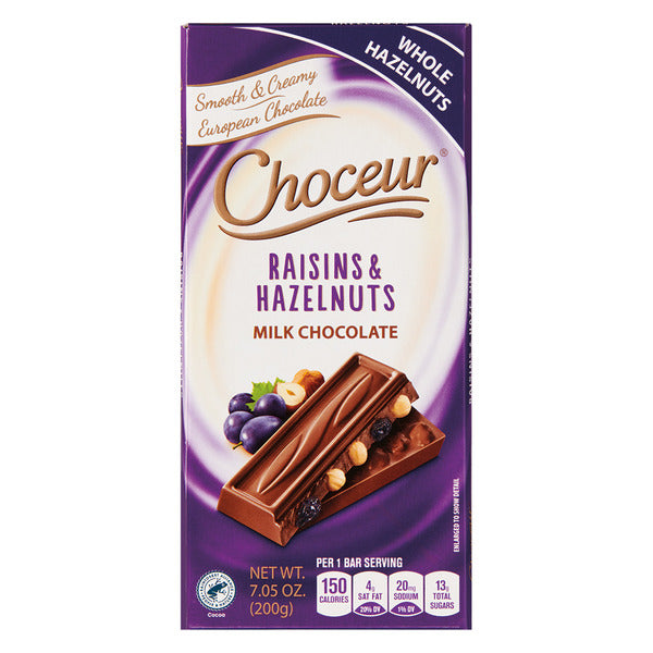 Choceur Raisin & Nut Chocolate Bar