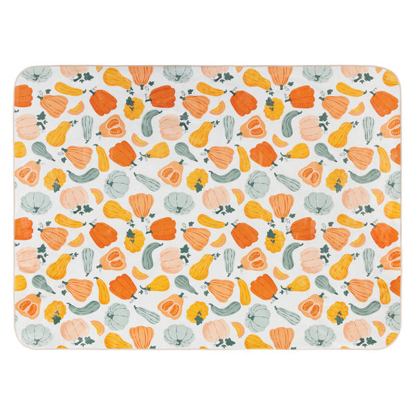 Kirkton House Pumpkin Vinyl Tablecloth - 52" X 70"