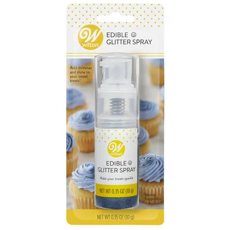 Wilton Blue Navy Edible Glitter Spray – 0.35 oz.