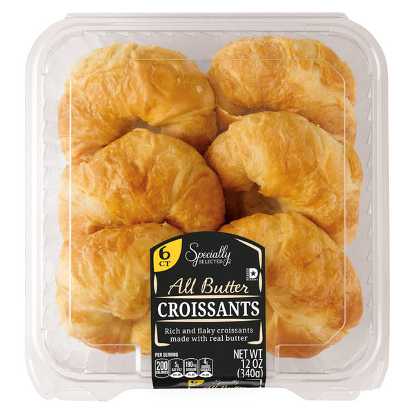 Specially Selected All Butter Croissants, 6 count