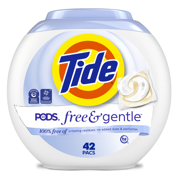 Tide Laundry Pods Free & Gentle, 42 count