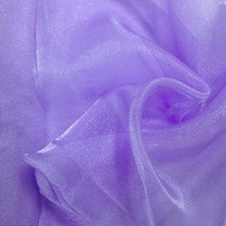 1 Yard Fabric Collections Inc. Sparkle Crystal Sheer Organza, 60? Wide 100% Polyester Shiny Fabric