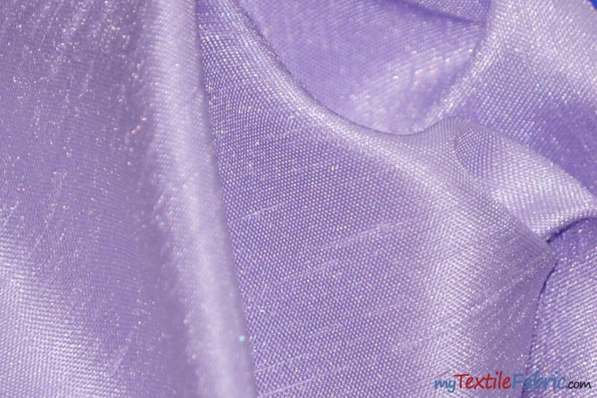 Shantung Satin Polyester Fabric - Reversible Satin Dupioni Silk, Multiple Colors, 58/60" Width (Yards, Bolts, Sample Swatches)