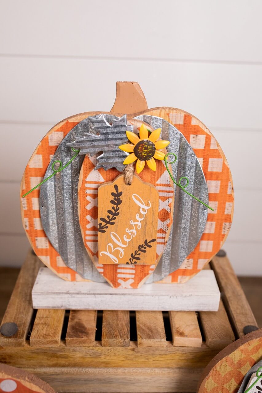 Layered Pumpkin Decor