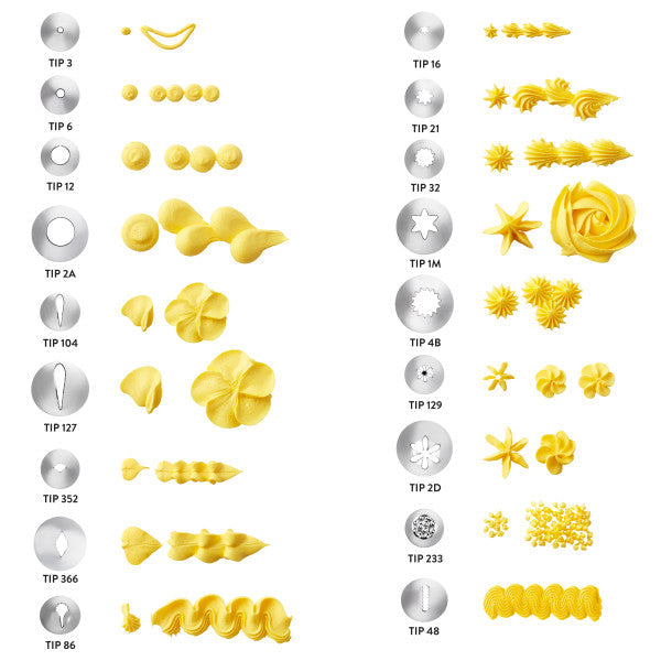 Wilton Deluxe Decorating Tip Set, 46-Piece