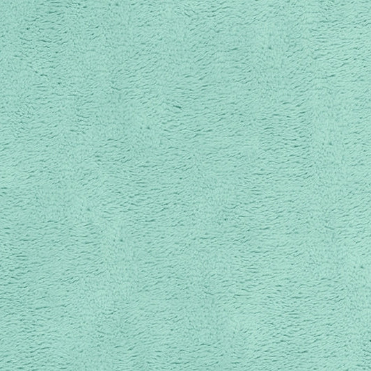 Luxe Cuddle Bunny Aqua Sea Fabric