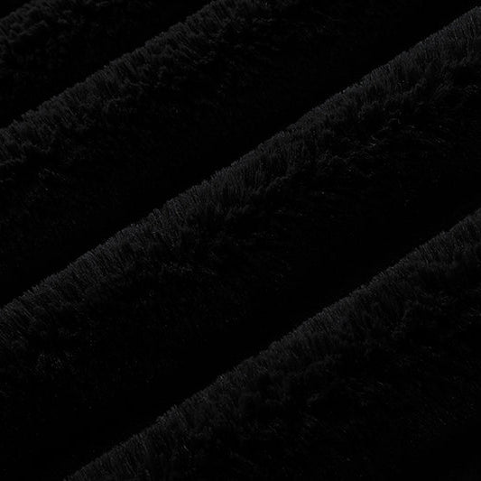 Luxe Cuddle Bunny Black Cuddle Fabric 58/60"