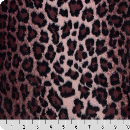 Black Cherry Luxe Cuddle Bunny Leo Fabric
