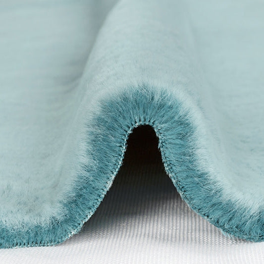 Luxe Cuddle Frosted Baby Seal Teal Fabric 58/60"