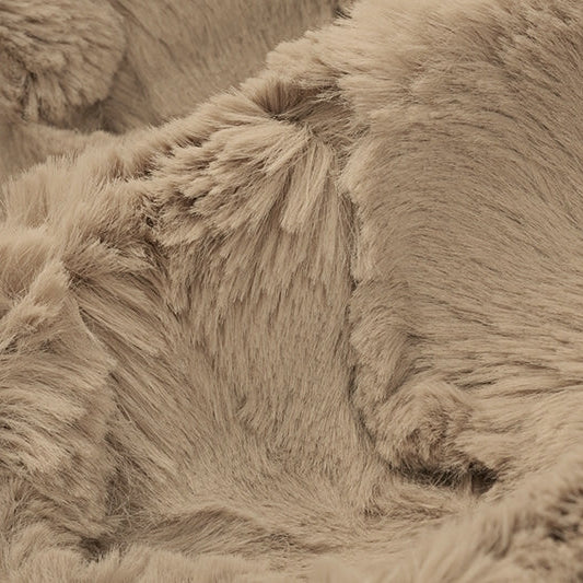 Polyester Cuddle Fabric Luxe Cuddle Glacier Simply Taupe 58-60"