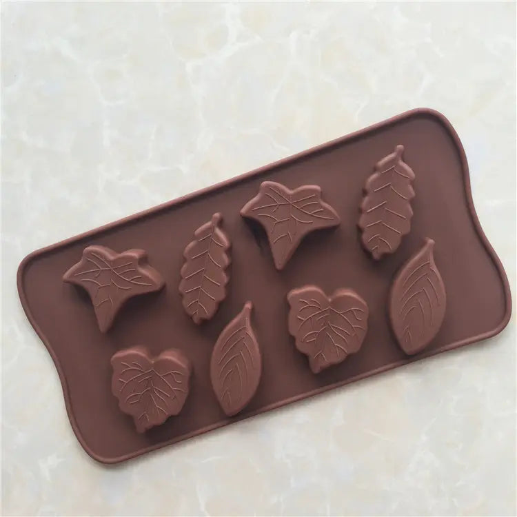 Fall Leaves Candy Mold Silicone