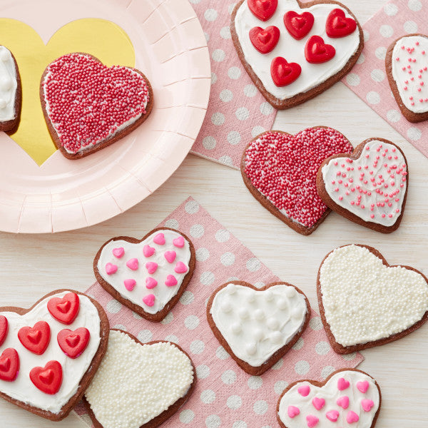 Wilton Heart-Shaped Fondant Cut-Out Set, 6-Piece