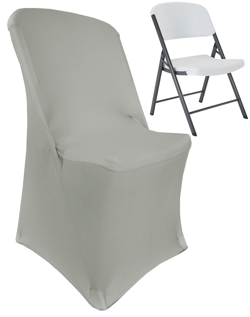 Spandex Chair Cover Silver
