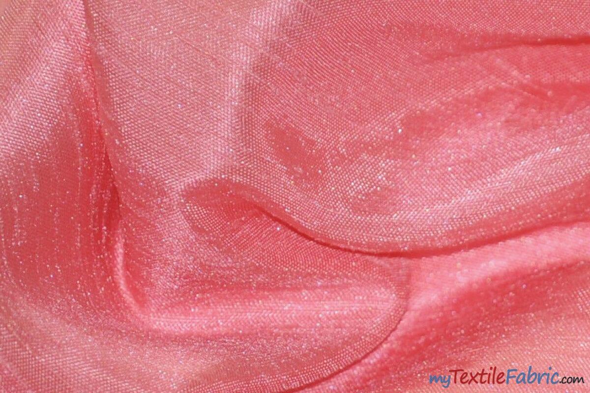 Shantung Satin Polyester Fabric - Reversible Satin Dupioni Silk, Multiple Colors, 58/60" Width (Yards, Bolts, Sample Swatches)