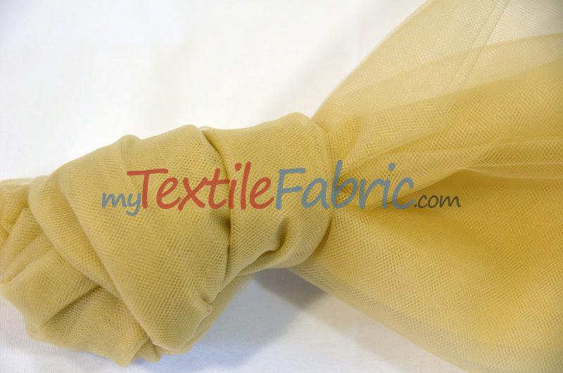 Bridal Tulle Illusion Nylon Tulle Fabric - Sheer Soft Bridal Veil, 108" Width (50 Yard Bolt)