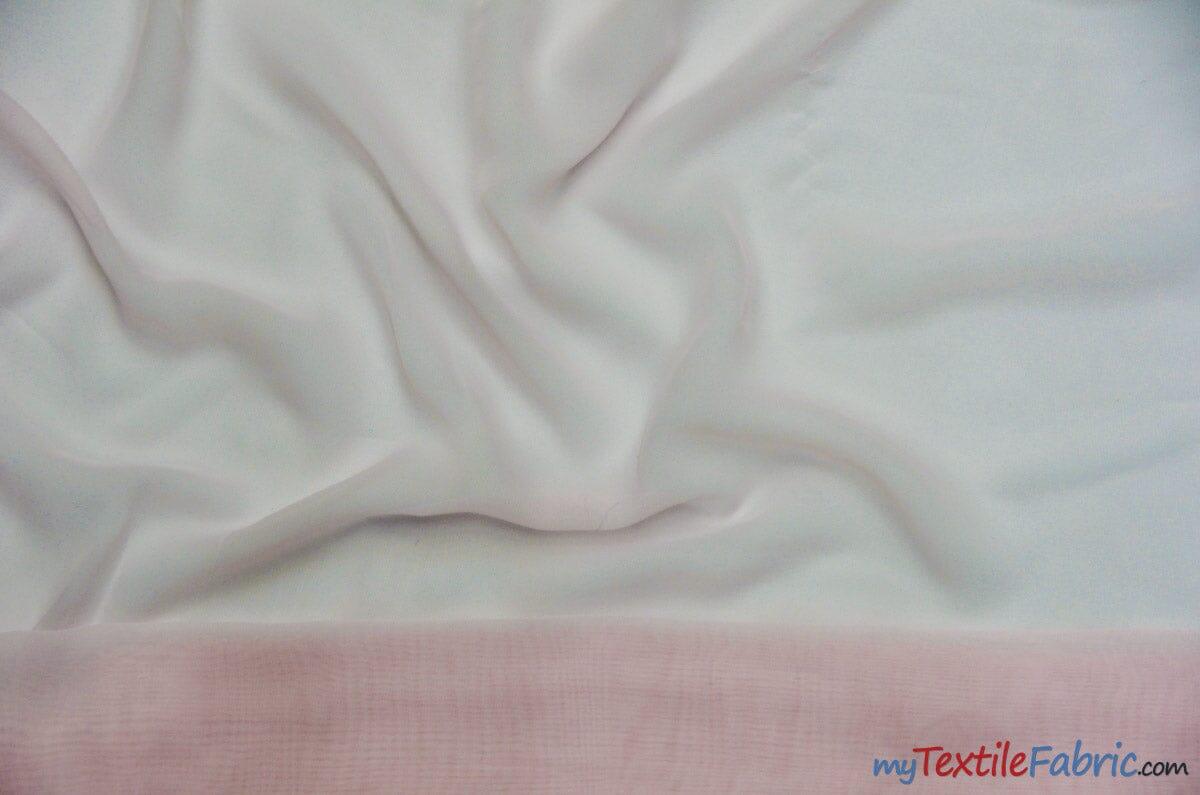 Polyester Chiffon Fabric - Super Soft, Flowy, Sheer, 58/60" Width, 100% Polyester (By The Continuous Yards & Bolts)