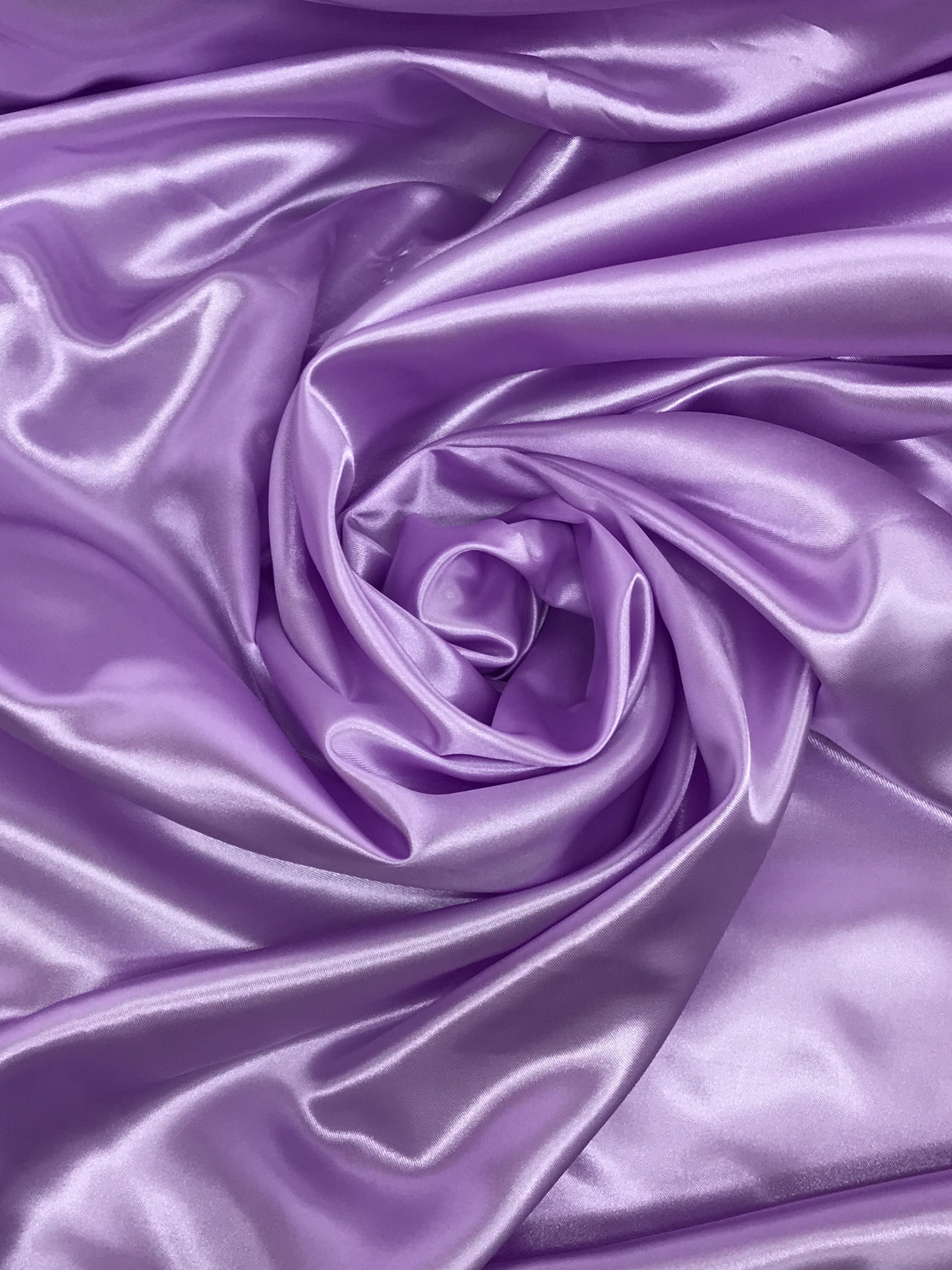 Lavender Medium Satin Polyester Fabric - Lavender, 58"-60" Wide