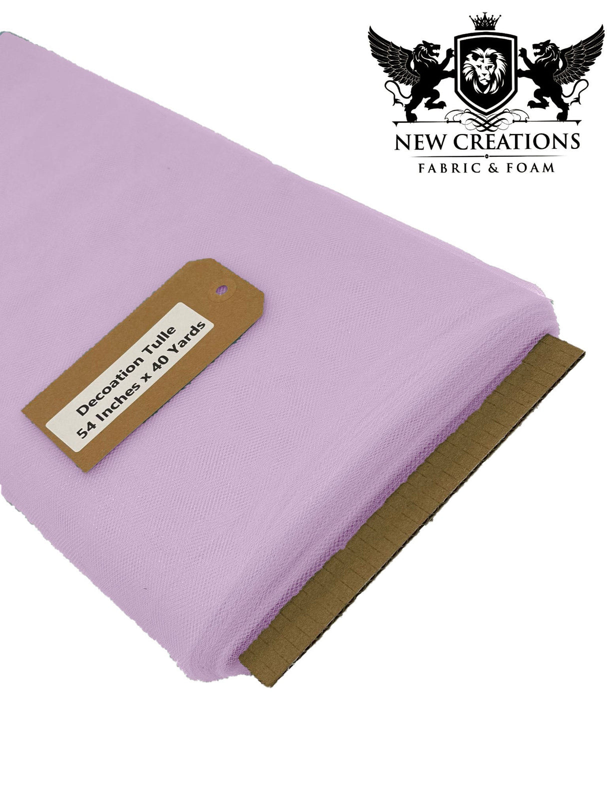 Lilac Tutu Tulle Fabric - Lilac Sheer Netting, 54" Width (5 Yards)