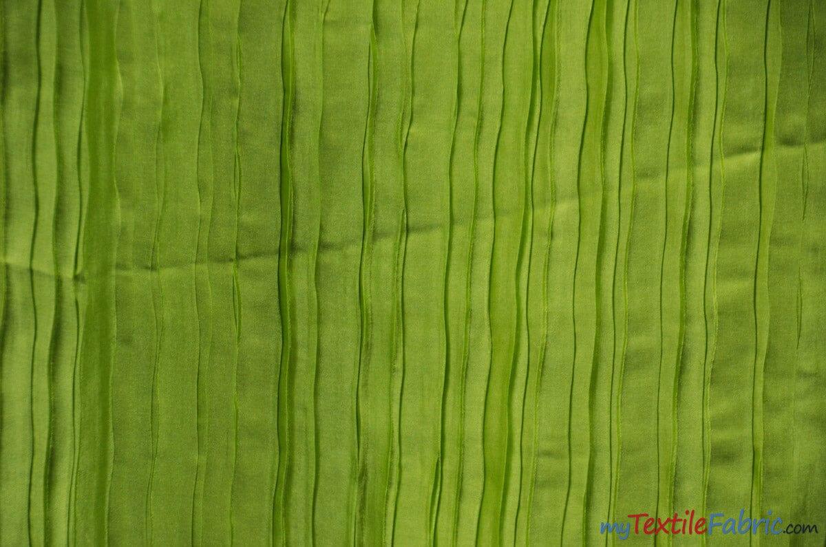 Italian Crush Satin Polyester Fabric - Solid Multiple Colors, 108" Width (1 Yard)