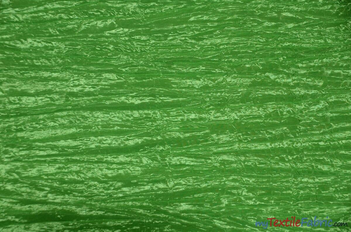Crease Taffeta Crush Taffeta Polyester Fabric - Crushed Texture, 50/52" Width (Continuous Yards Or By Bolt)