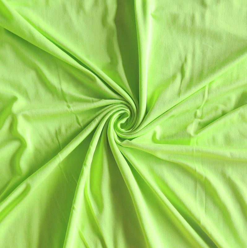 Bamboo Lycra Jersey Knit - Lime Green