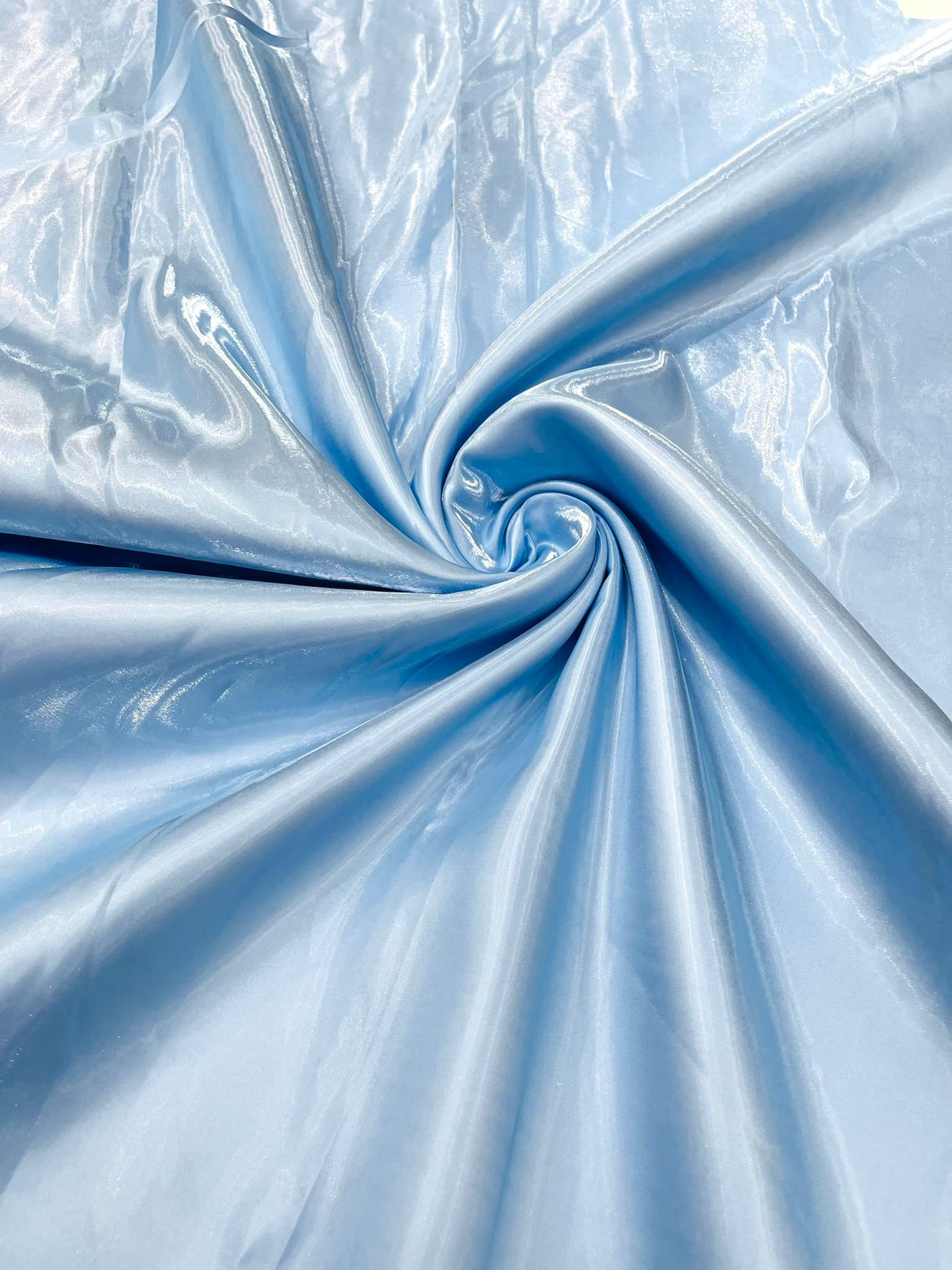Liquid Wet Bridal Satin Polyester Fabric - High Shine Finish, 58" Width (1 Yard)