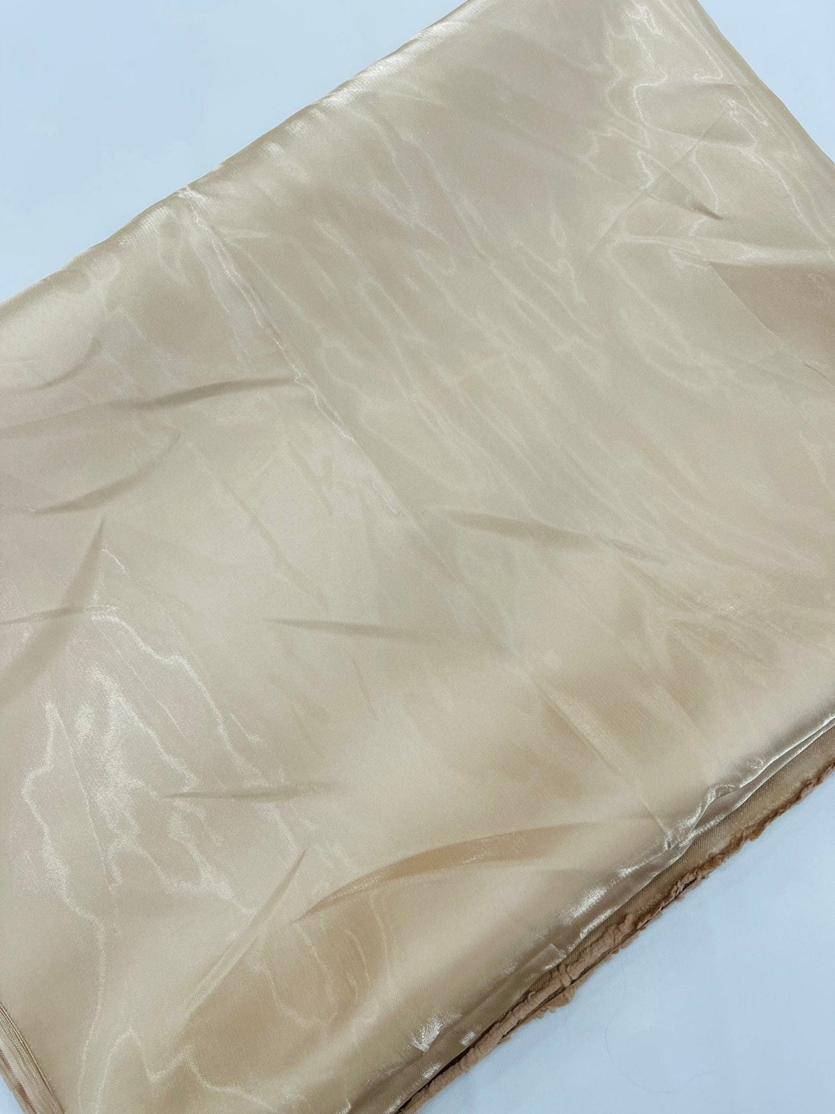 Liquid Wet Bridal Satin Polyester Fabric - High Shine Finish, 58" Width (1 Yard)