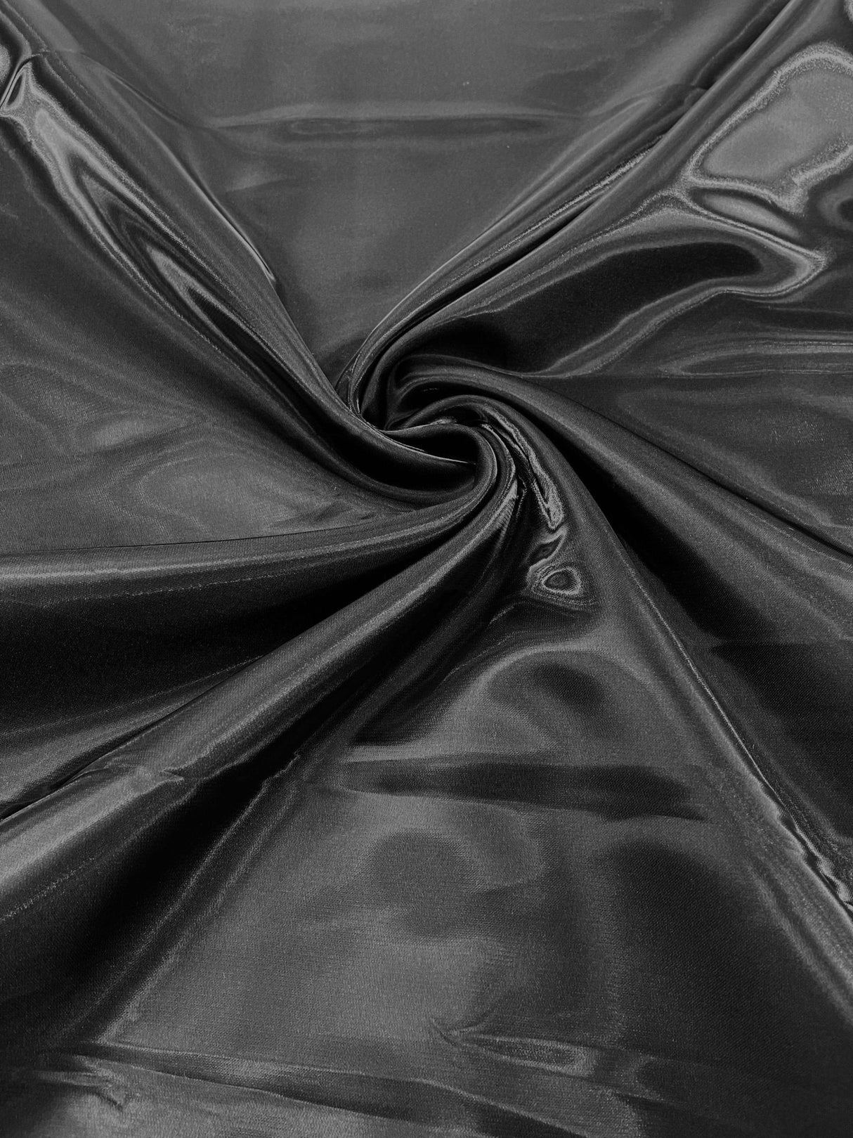 Liquid Wet Bridal Satin Polyester Fabric - High Shine Finish, 58" Width (1 Yard)