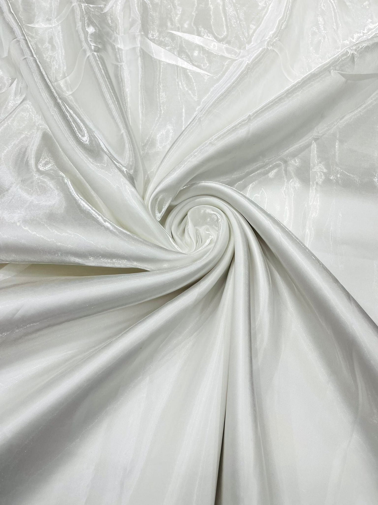 Liquid Wet Bridal Satin Polyester Fabric - High Shine Finish, 58" Width (1 Yard)