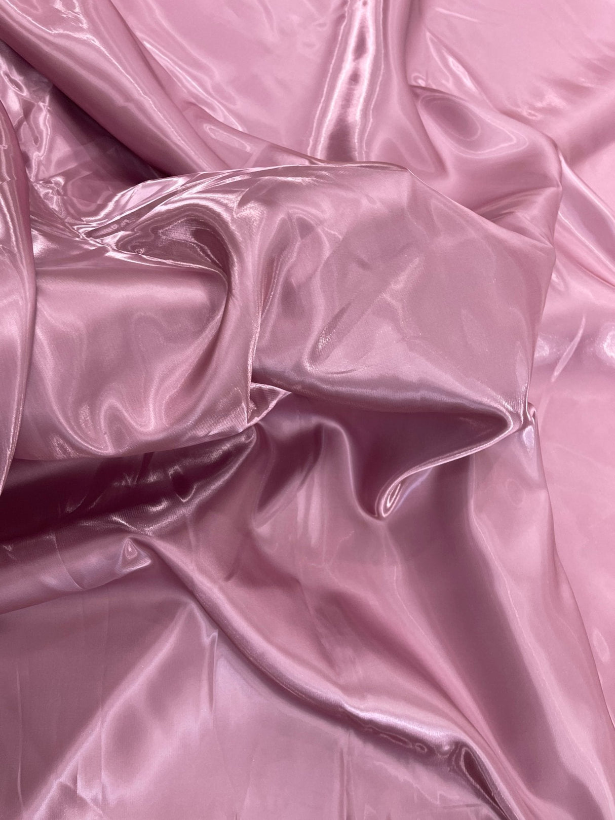 Liquid Wet Bridal Satin Polyester Fabric - High Shine Finish, 58" Width (1 Yard)