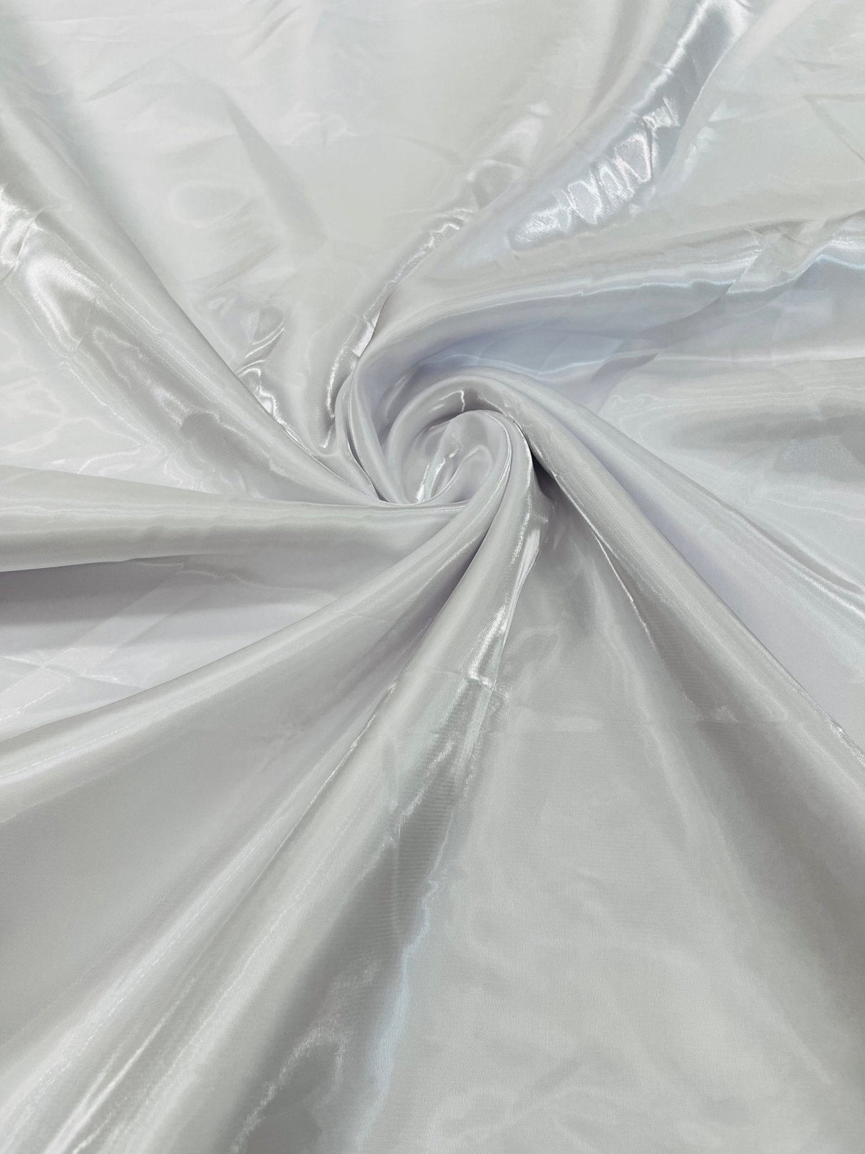 Liquid Wet Bridal Satin Polyester Fabric - High Shine Finish, 58" Width (1 Yard)