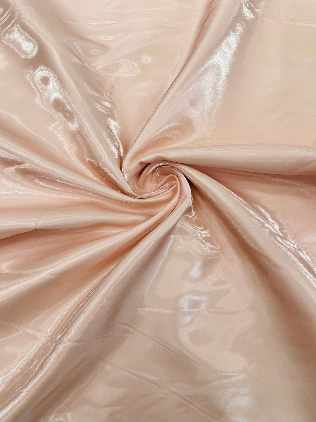 Liquid Wet Bridal Satin Polyester Fabric - High Shine Finish, 58" Width (1 Yard)