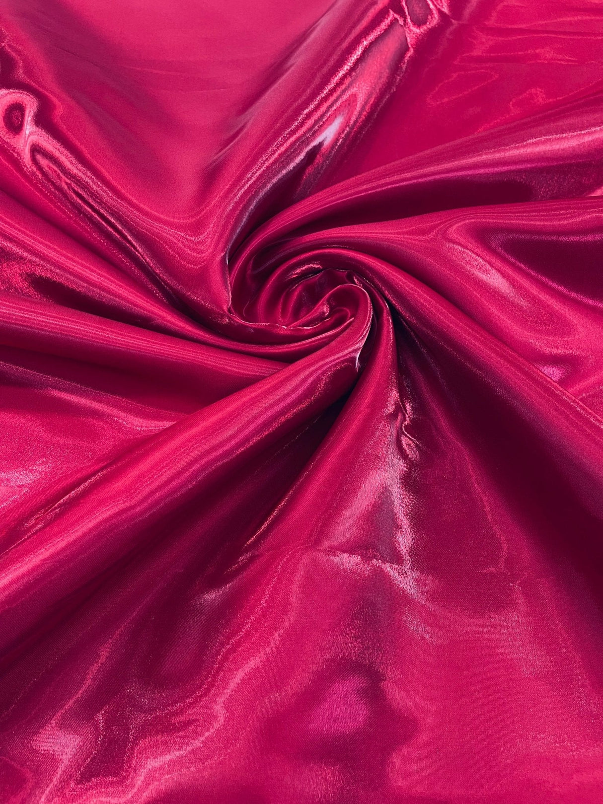 Liquid Wet Bridal Satin Polyester Fabric - High Shine Finish, 58" Width (1 Yard)