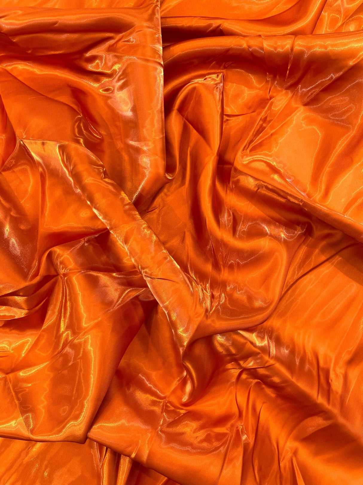 Liquid Wet Bridal Satin Polyester Fabric - High Shine Finish, 58" Width (1 Yard)