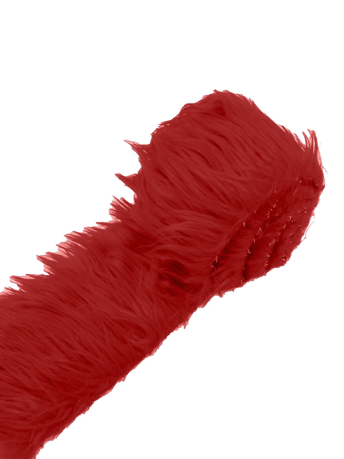 Long Pail Soft Faux Fur Fabric - Shaggy Strip, Multiple Colors, 3" X 60" Inch (1 Piece)